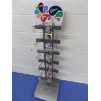 Buy cheap Freestanding Metal Chocolate Sweet Display Stand 12 Hooks For Snacks Store product