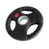 Buy cheap Black Gym Fitness Workout Accessories / Fixed Rubber Weight Plate For Body Building from wholesalers