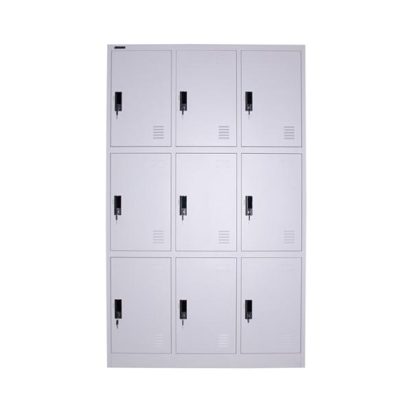Buy cheap Large Capacity Metal Lockers Cabinet With Nine Doors Lockable Office Furniture from wholesalers