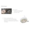 Buy cheap 80W Wall Mounted LED Surgical Light Double Dome 5000k For Operation Room from wholesalers