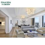 5 Star Elegant Oak Wood Hotel Living Room Furniture