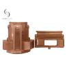 Buy cheap Bronze Plastic Coffin Corner Set With Lugs And Steel Bars Premium Accessories 7# B from wholesalers
