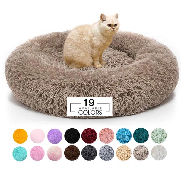 Buy cheap Machine Washable Donut Cuddler Dog Bed Large / 32 Inch Round Dog Bed ODM from wholesalers