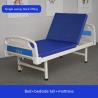 Buy cheap Clinic One Crank Hospital Bed ABS Metal Medical Bed With Mattress 200*90*50cm from wholesalers