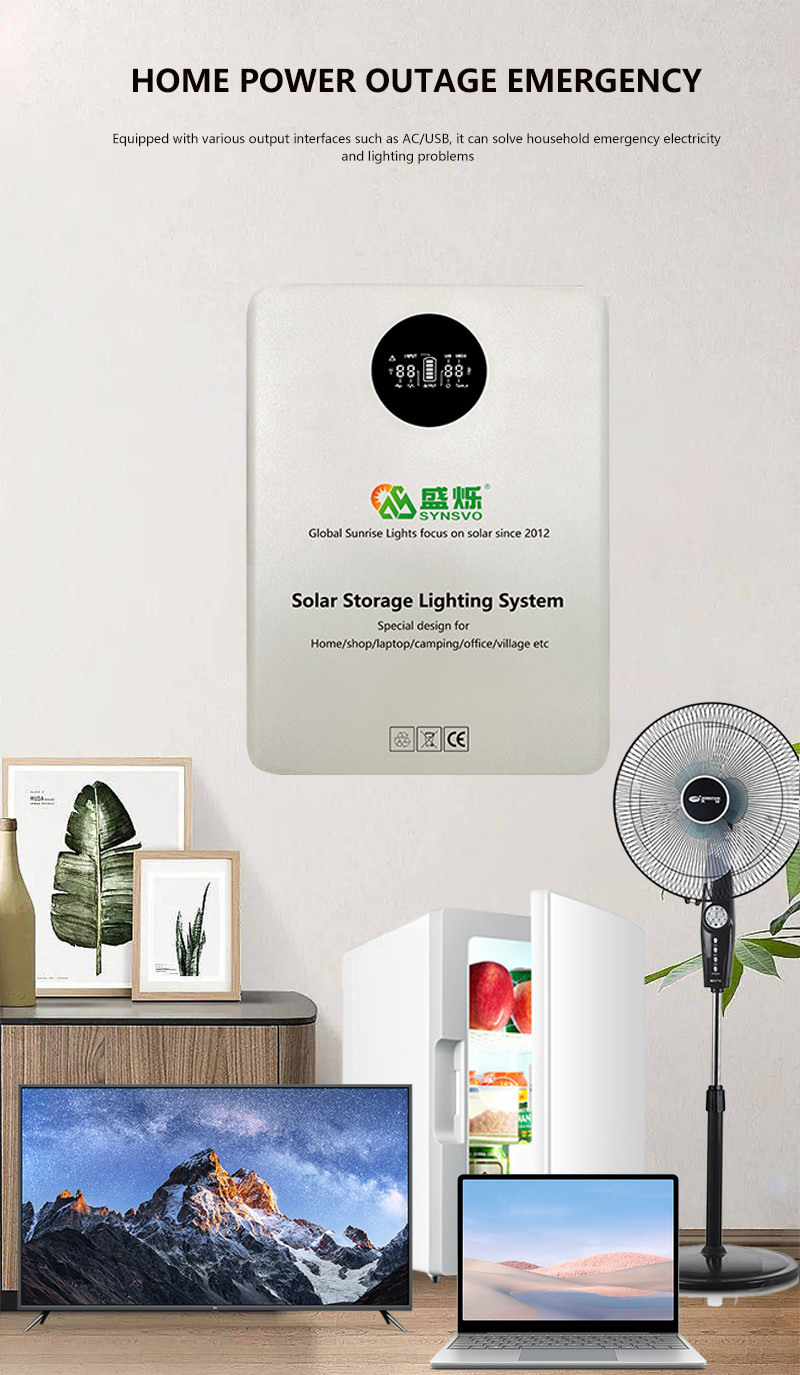 155W 300W Portable Battery Power Station With Monocrystalline Solar Panel