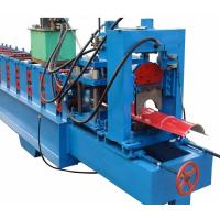 Buy cheap Aluminum Ridge Cap Metal Roofing Roll Forming Machine 8 - 12 M / Min Production product