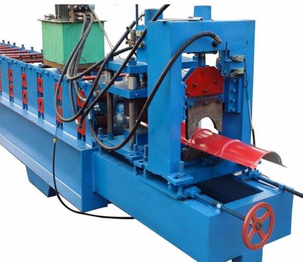 Buy cheap Aluminum Ridge Cap Metal Roofing Roll Forming Machine 8 - 12 M / Min Production Capacity from wholesalers