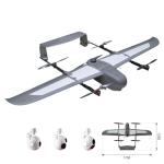 Long Range Industrial Inspection Drone UAV VTOL 2KG Payload 1700mm Wingspan