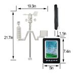 Lightweight Wireless Solar Weather Station For Air Pressure And Rainfall