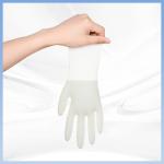 White Nitrile Examination Gloves Oil Resistant Antistatic nitrile safety gloves
