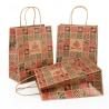 Buy cheap Recyclable Personalized Customized Mixed Color Kraft Paper Bags Logo Printing Kraft Paper Shopping Bag from wholesalers