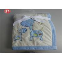 Buy cheap Soft Newborn Baby Swaddling animal embroidery Blankets Custom Manufacturer product