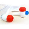 Buy cheap TPE Material Wired Workout Earbuds , 10MW Power Noise Canceling Wired Earbuds from wholesalers
