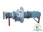 Boat 15KN Wire Drawing Marine Capstan Horizontal Three - Speed