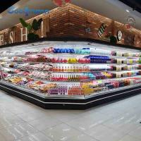Buy cheap 1200L Multideck Open Chiller Electronic Controller Commercial Refrigerator product