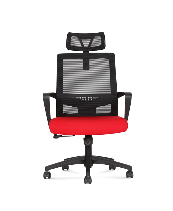 High Back Red Ergonomic Mesh Executive Chairs with home office chair
