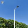 Buy cheap Steel Street Light Pole Galvanized / Spray Powder Surface Treatment from wholesalers