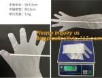 Transparent clear pe gloves disposable food bbq gloves HDPE factory price