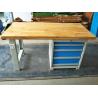 Buy cheap 500 - 2000kg Wood Bench Top Industrial Workbenches With Tool Cabinets from wholesalers