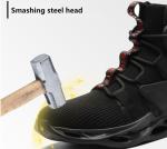 Labor Protection Shoes Men'S Anti-Smash Anti-Puncture Breathable Safety Shoes
