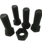 DIN933/931 Grade 8.8 10.9 12.9 Hex Black Bolts and Nuts with ISO9001 2008