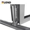 Buy cheap Aluminum Double Glass Bi Folding Folding Patio Doors Thermal Break Soundproofing from wholesalers