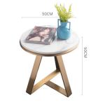 Custom Made Nordic Marble Modern Simple Living Room Round Size Tea Table