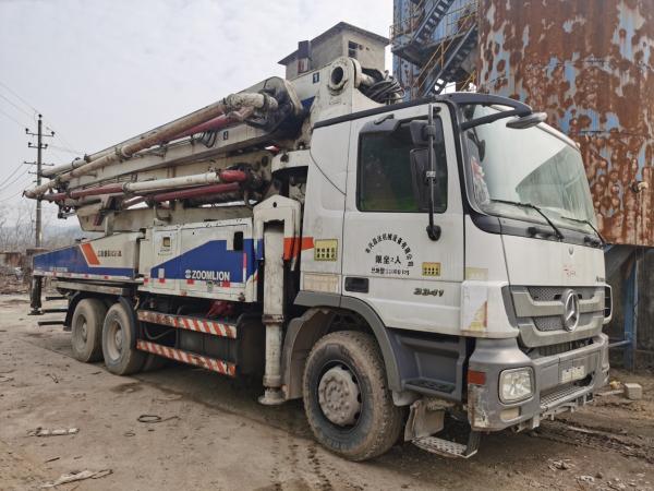 Buy cheap 2012 Zml 47m Concrete Pump on Benz Truck Concrete Boom Pump for Green Heavy Equipment from wholesalers