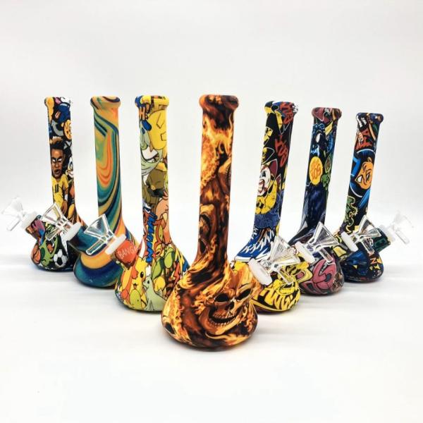Buy cheap Smoking Shisha Hookah 300mm Cig Silicone Water Pipe from wholesalers