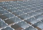Skid Resistant Press Lock Steel Grating / Industrial Metal Floor Grates