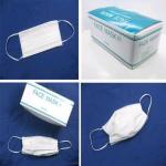 White List 3 Ply Earloop Nonwoven PP Medical Protective Disposable Surgical Face