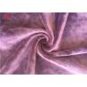 Buy cheap Stretch Plain Dyed Micro Purple Velvet Fabric , Super Soft Blanket Fabric from wholesalers