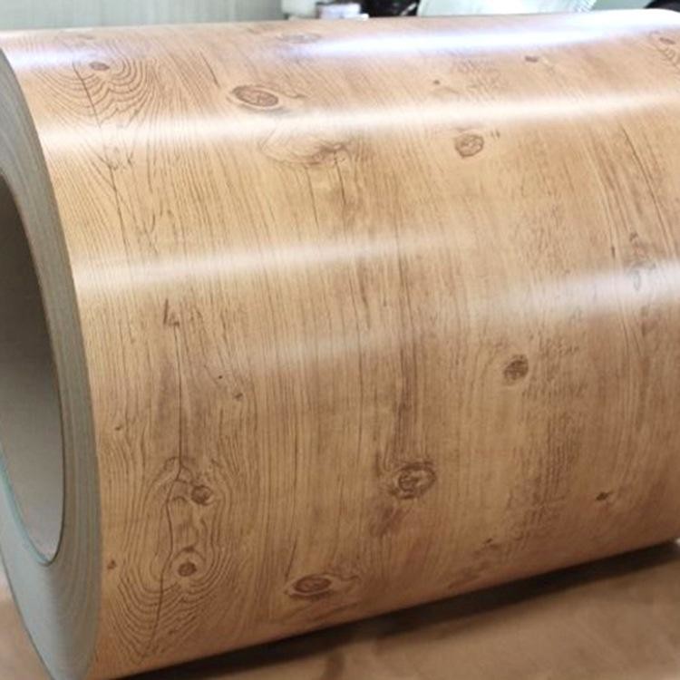 0.75mm Wood Grain Printech Color Coated Coil PPGI Steel Coil S320GD