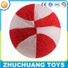 Buy cheap 40cm kids inflatable ball plush fabric covered beach basketball toys from wholesalers