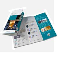 Buy cheap Glossy Lamination Custom Brochure Printing Coated Recycled Paper Brochure product