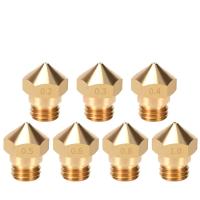 Buy cheap 13*9mm Brass Thread MK10 3D Printer Nozzle Set Apply To 1.75mm Filament product