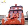 Buy cheap Orange Inflatable Water Slide With Pool Bounce House For Summer from wholesalers