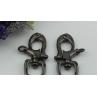 Buy cheap Novelty design handbag 20 mm nickel color metal spring trigger snap hooks for leather strap from wholesalers