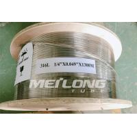 Buy cheap SGS BV Seamless Hydraulic Control Line Tubing Capillary Tubing Metal Coil product