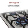 Buy cheap Multifunction Built In Gas Hob Appearance Golden 4 Burner Gas Stove from wholesalers