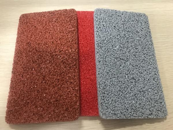 Buy cheap Odorless Long Lasting Colored Rubber Granules Flooring from wholesalers