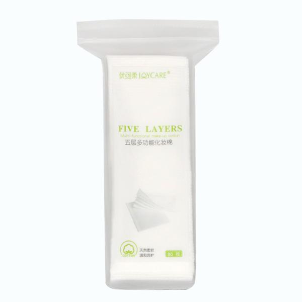 Buy cheap Softness Lint Free Cotton Wipes skin care Five Layer for Dental / Clinic Using from wholesalers