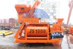 Js1000 Twin Shaft Concrete Mixer Machine 37kw Power For Batching Plant