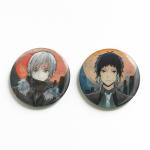 Perfect Binding 3D Lenticular Printing Service 3D Lenticular Badges Tin 35mm