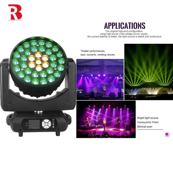 Buy cheap 37X15W Wash+ Zoom LED Moving Head Lights Stage Disco Lights Equipment from wholesalers