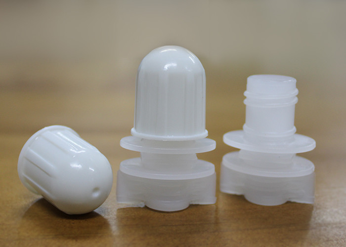 Eco Friendly Plastic Spout Bottle Cap Outer Fluidway 14mm Easy To Refill
