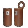 Buy cheap Outdoor Rusty Looks Ashtray Dustbin Corten Metal Litter Bin For Street Furniture from wholesalers