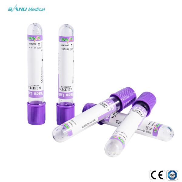 Buy cheap Disposable Serum Blood Collection Tube Purple EDTA K2 K3 Tube from wholesalers