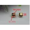 Buy cheap High end handbag decorative accessories gold 12 mm leather studs rivets with screws from wholesalers