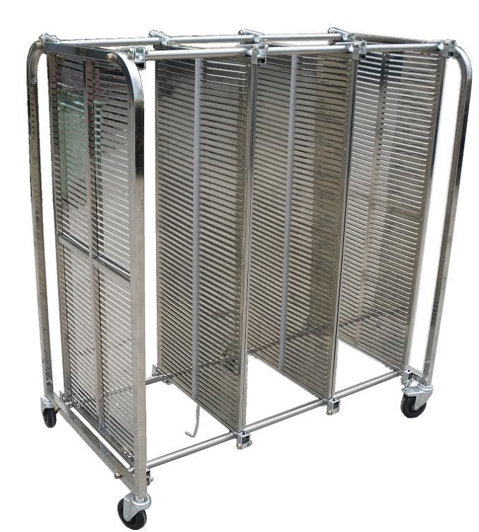 900*675*1300mm Smt Pcb Rack Trolley Adjustable Esd Pcb Storage Trolley Antistatic Esd Pcb Storage Trolley